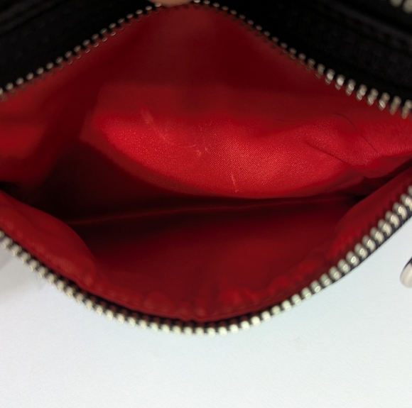 Coach Poppy Black Signature Swingpack Purse Crossbody Adjustable Strap - Picture 10 of 11